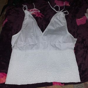 white old navy top